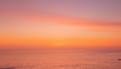 Obraz premium 바다에서 보는 저녁 노을