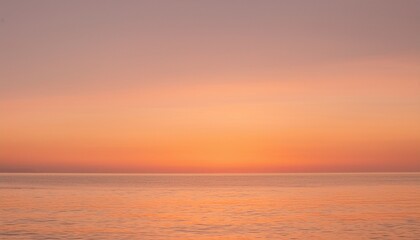 Obraz premium 바다에서 보는 저녁 노을
