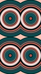 circle motif, circle pattern, symmetrical, circle lines, wall wallpaper