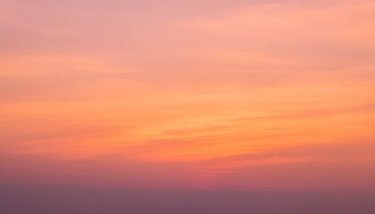 Obraz premium 바다에서 보는 저녁 노을