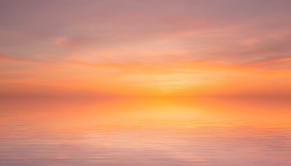 Obraz premium 바다에서 보는 저녁 노을