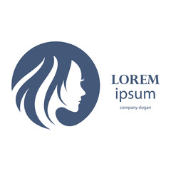 women's beauty and hair care logo design