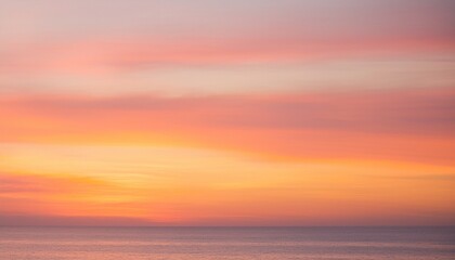 Obraz premium 바다에서 보는 저녁 노을
