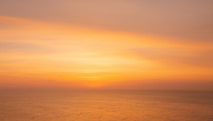 Obraz premium 바다에서 보는 저녁 노을