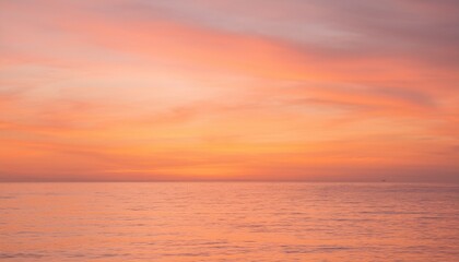 Obraz premium 바다에서 보는 저녁 노을