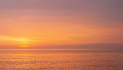 Obraz premium 바다에서 보는 저녁 노을