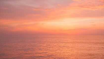 Obraz premium 바다에서 보는 저녁 노을