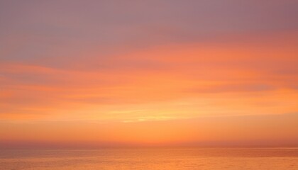 바다에서 보는 저녁 노을