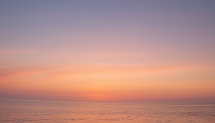 Obraz premium 바다에서 보는 저녁 노을