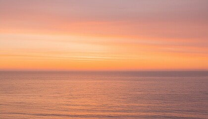 Obraz premium 바다에서 보는 저녁 노을