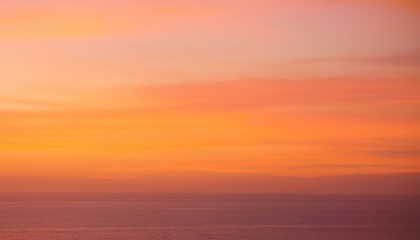 Obraz premium 바다에서 보는 저녁 노을