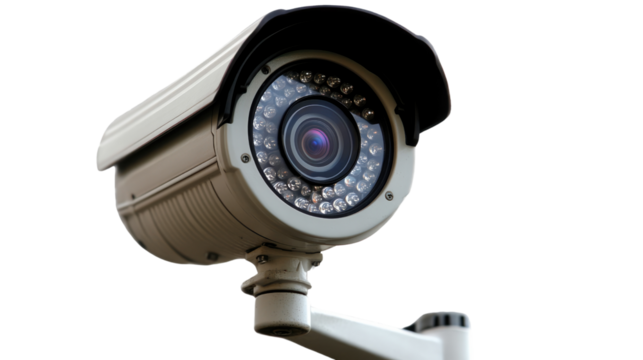 Surveillance Eye: A vigilant security camera with a watchful lens, offering a sense of safety, protection, and monitoring in public spaces.