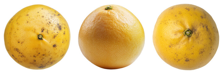 Fototapeta premium Fresh whole lemons with textured skin and vibrant yellow color