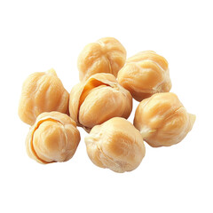 Chickpeas on transparent background