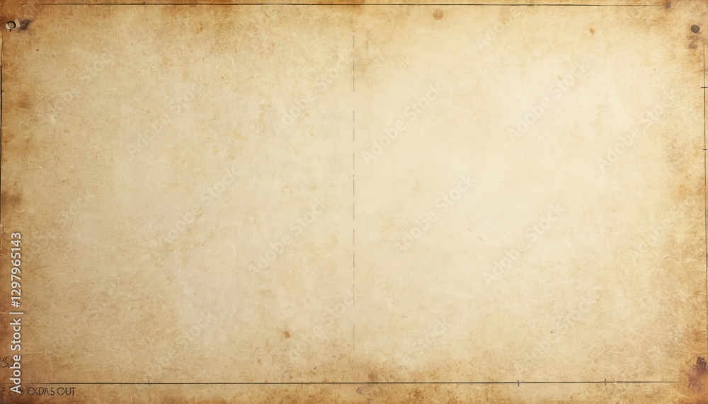 Poster vintage paper background texture with grunge stains. retro newspaper, empty blank space. beige old p
