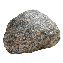 Fototapeta premium granite rock on a transparent background