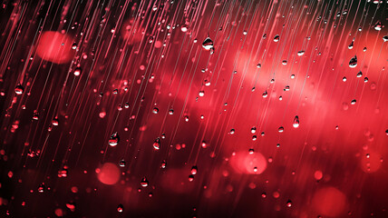 rain bloody drop abstract red pattern macro close up