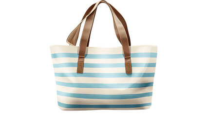 Striped Tote Bag: This stylish tote bag, a blend of functionality and fashion, boasts a classic striped pattern, sturdy handles, and a design that complements any casual outfit. 
