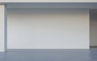 Obraz premium Modern interior space with clean lines and minimalist design in bright lighting