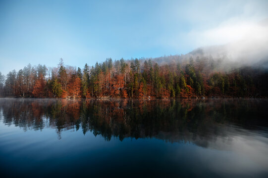 Impressively beautiful mountain lake. Breathtaking scene