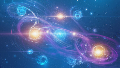 Obraz premium Cosmic Dance of Energy