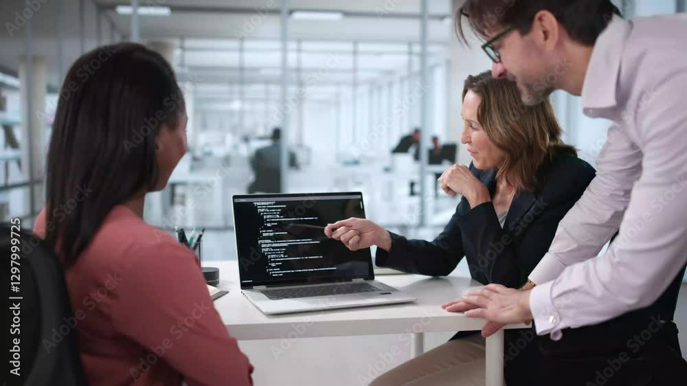 Poster Programmer Code Training In Meeting Room