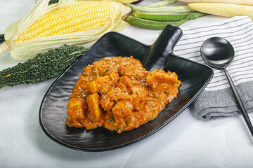 Indian cuisine - Kadai chicken masala