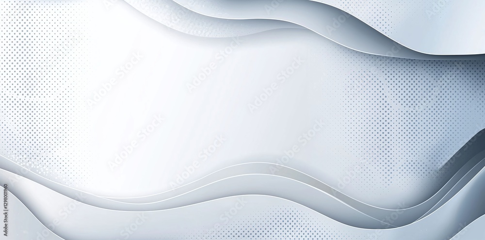 Poster an abstract background featuring smooth curves and light waves. the design uses soft colors and a su