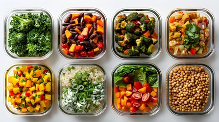 A healthy and delicious meal prep containers 
