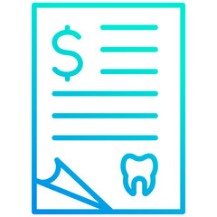 Fototapeta premium Invoice Icon