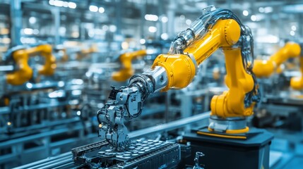 AI-driven mechanical sorting system identifying and classifying industrial materials with high accuracy