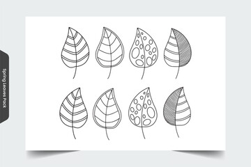 Spring Leaves Illustration 6