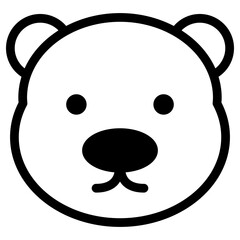 귀여운 곰 캐릭터 아이콘