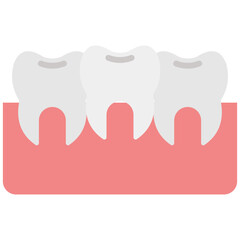 Crowded Teeth Icon