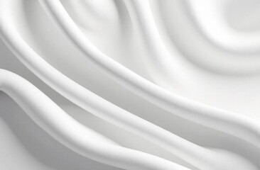 Obraz premium Beautiful Drapery white Toga fabric background. Toga party background decor template design. Drape texture white Silk fabric. Textile with smooth curves wavy texture. 