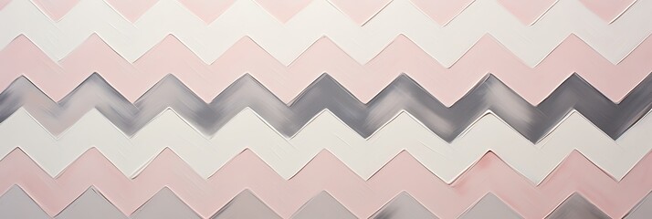 Zigzag Abstract Pattern: An artistic illustration showcasing a repeating zigzag pattern with subtle color gradients, conveying a sense of movement and modern design.