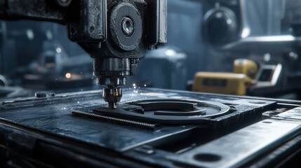 Precision Printing Machine in Professional Workshop