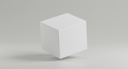 Fototapeta premium White Cube Product Mockup