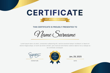 Elegant Certificate Template Design