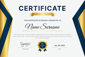 Elegant Certificate Template Design