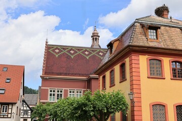 Blick in die Altstadt von Zell am Harmersbach im Schwarzwald