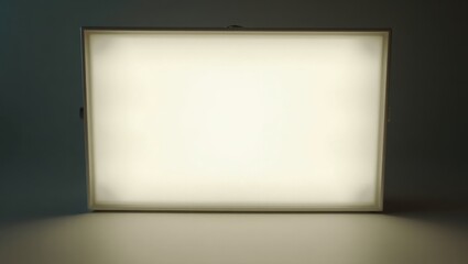 Obraz premium Light Therapy. Light is shining brightly in square light box