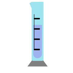 Illustration of Measuring Cylinder