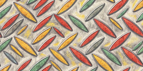 Obraz premium Hand Painted Industrial Metal Texture Background: Grunge, Rusty, Steel, Abstract Design