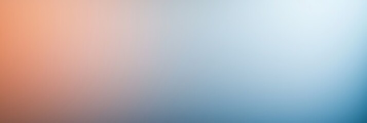 A soft gradient blending warm orange and cool blue tones, creating a serene and harmonious background.