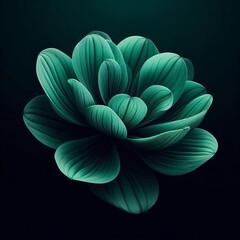 Petal Color Vivid emerald green