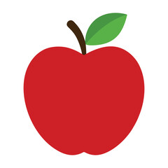 Apple design silhouette vector illustration