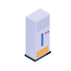 Take a look at this amazing icon of electric air conditioner