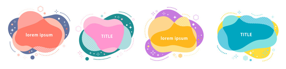 Fototapeta premium vector illustration.design elements set.Logo design, title design, web design 