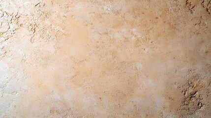 Fototapeta premium A textured, sandy beige surface with subtle variations, resembling a natural or plastered wall background.